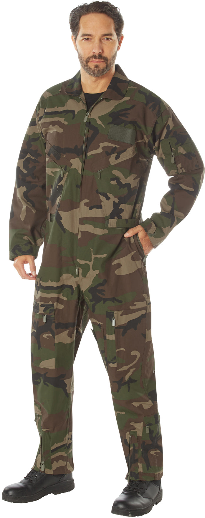 Woodland Camouflage - Tactical Flight Suit US Air Force Style Pilots Coveralls