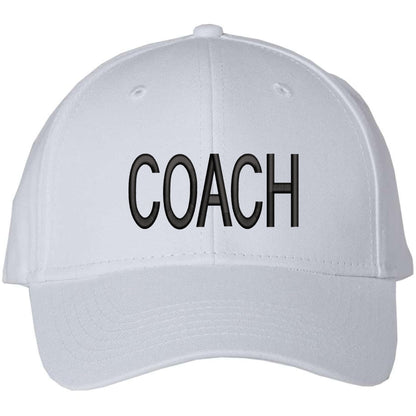 COACH Baseball Hat Embroidered Uniform Sports Cap for Head & Assistant, Adjustable for Men & Women Coaches