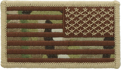 USA American Flag Patch Military Uniform Hook Loop US Flag Accessory Patch (Many colors to choose from!)