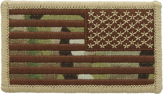USA American Flag Patch Military Uniform Hook Loop US Flag Accessory Patch (Many colors to choose from!)