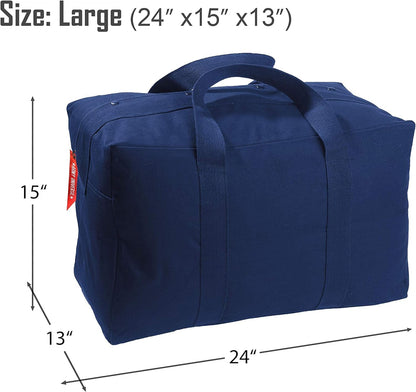 Tactical Parachute Cargo Bag Heavy Duty Canvas Carry Duffle Simple Solid Spacious Gear Bag