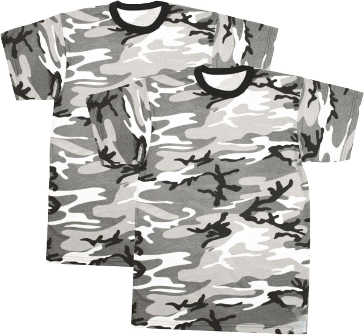 Kids Camouflage T-Shirts, 2 Pack - Youth Tactical Military Camo Tee, Soft & Comfortable Army Tees for Boys & Girls