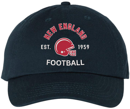 Football Team Dad Hat USA Embroidered Cotton Cap Adjustable Buckle National League Color Helmet Fan Hat