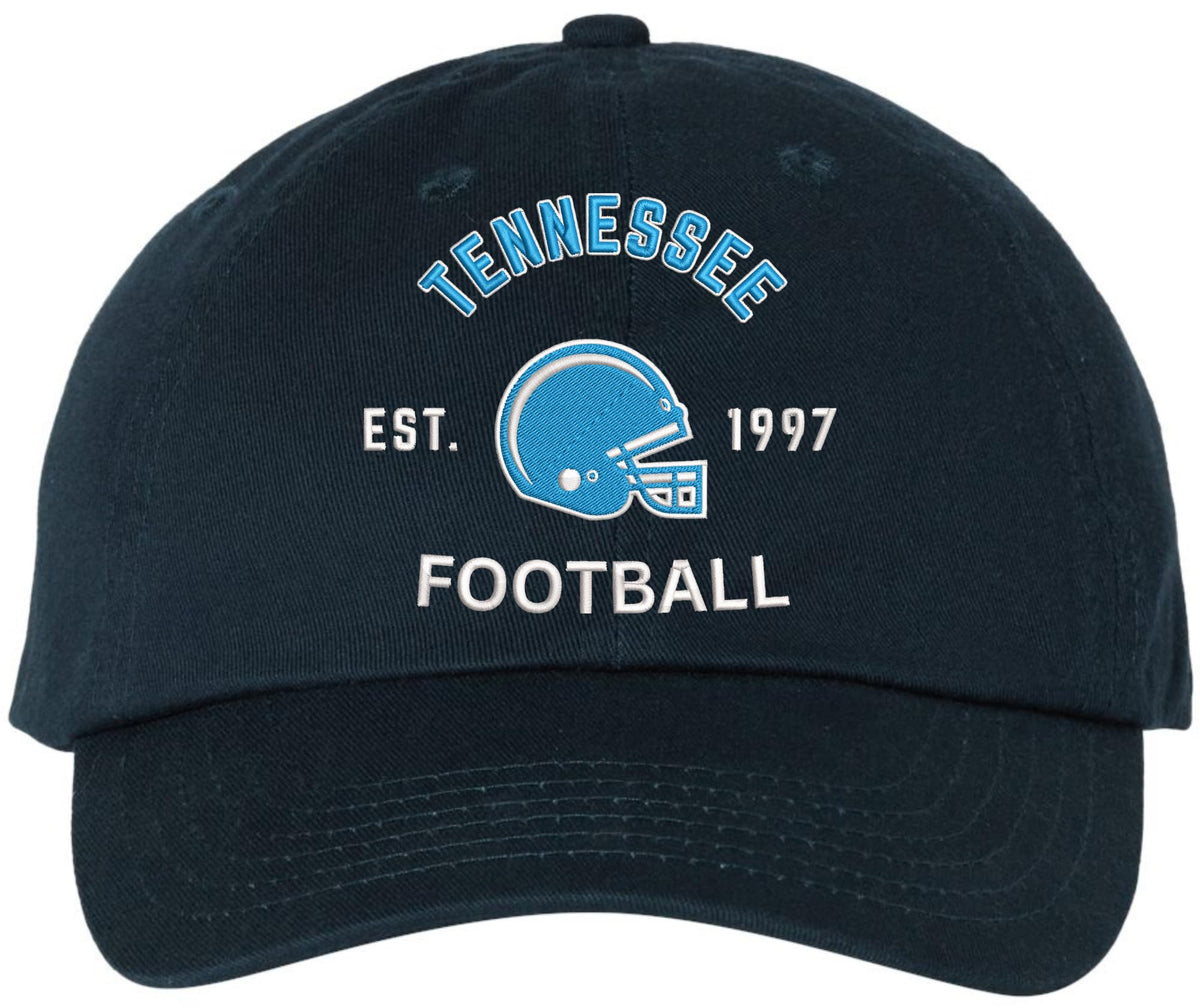 Football Team Dad Hat USA Embroidered Cotton Cap Adjustable Buckle National League Color Helmet Fan Hat