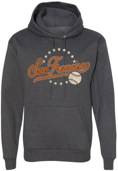 USA Baseball Team City Fan Hooded Sweatshirt | Classic Sports Fan Hoodie | Support Your Favorite City & Team