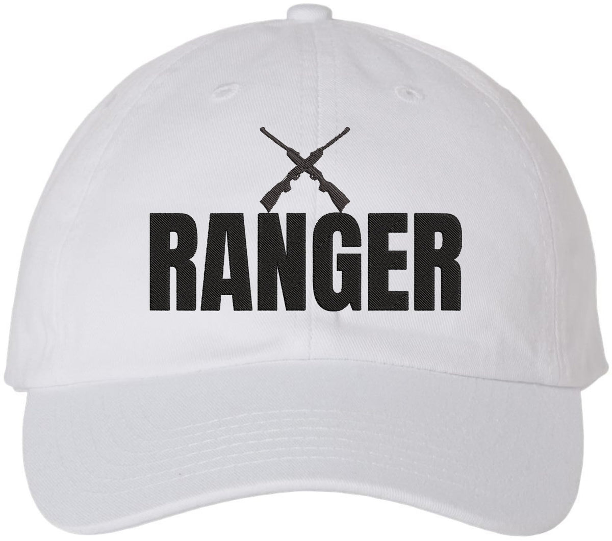 Ranger Crossed Rifles Embroidered Dad Hat | Army Training Tactical Rangers Adjustable Cotton Cap