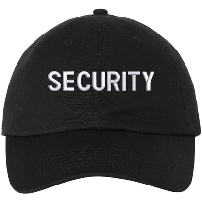SECURITY Low Profile Baseball Dad Cap Unstructured Uniform Guard Officer Agent Adjustable Hat