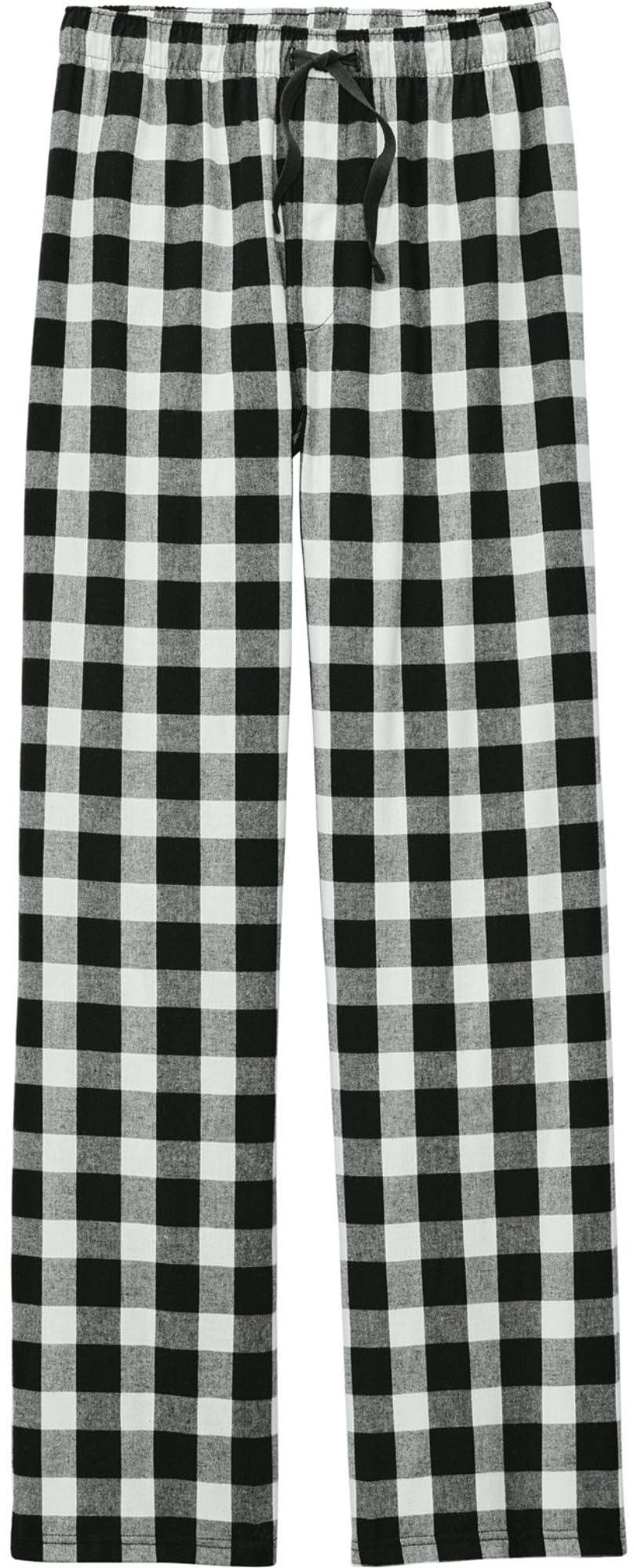 Flannel Plaid Lounge Pants | Cotton Pajama Classic Buffalo Sleep Bottoms with Drawstring Closure