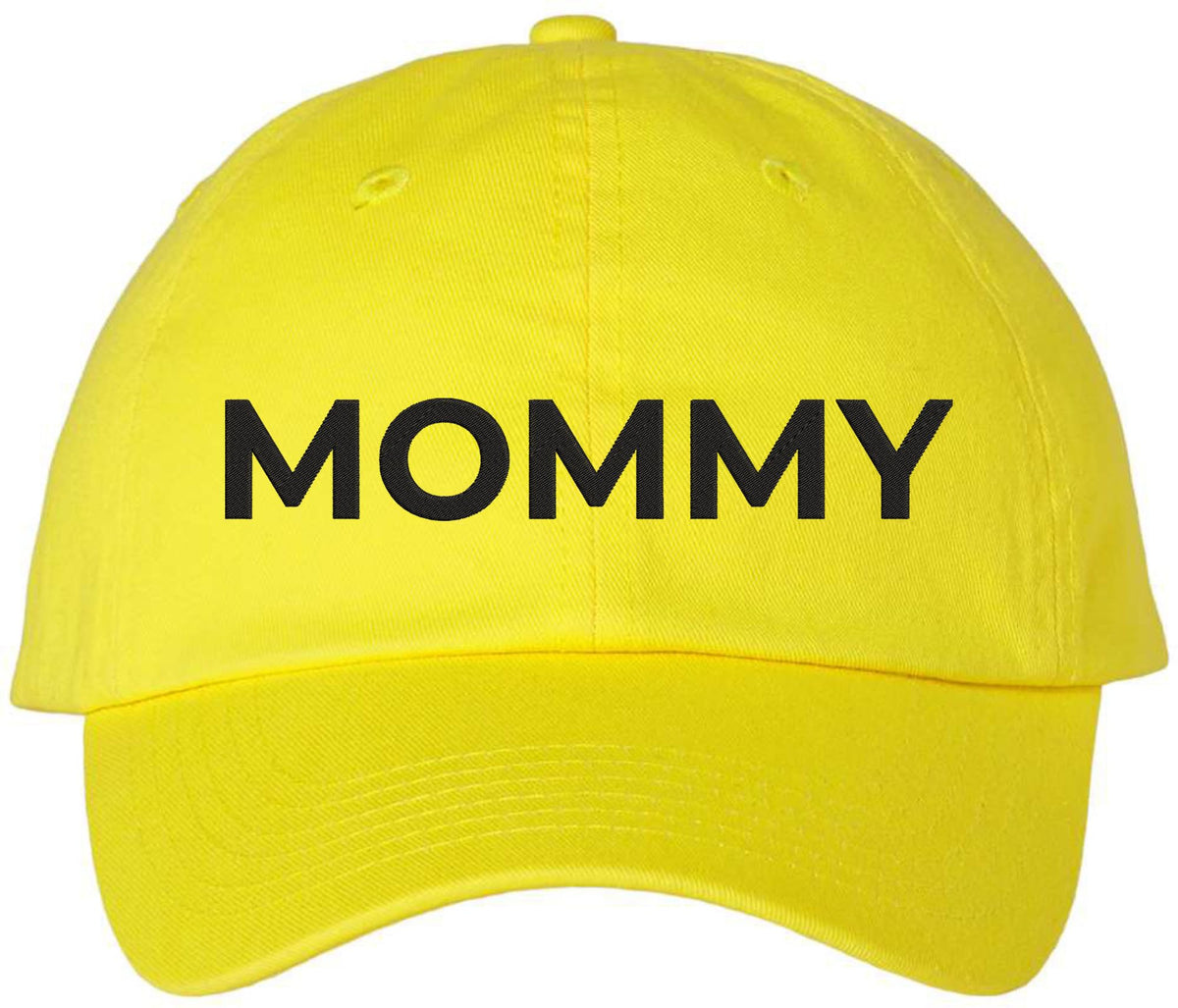 Mommy Embroidered Baseball Hat | 100% Cotton Bold Dad Cap Casual Mother's Day Gift for Mom