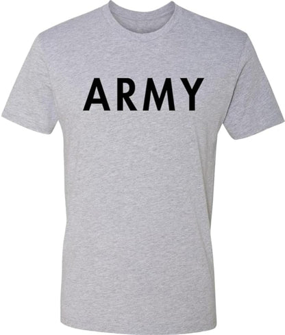 Men's Army PT Style T-Shirt | U.S. Army Military Physical Training Infantry Exercise Workout Gear Shirt
