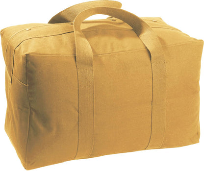Tactical Parachute Cargo Bag Heavy Duty Canvas Carry Duffle Simple Solid Spacious Gear Bag