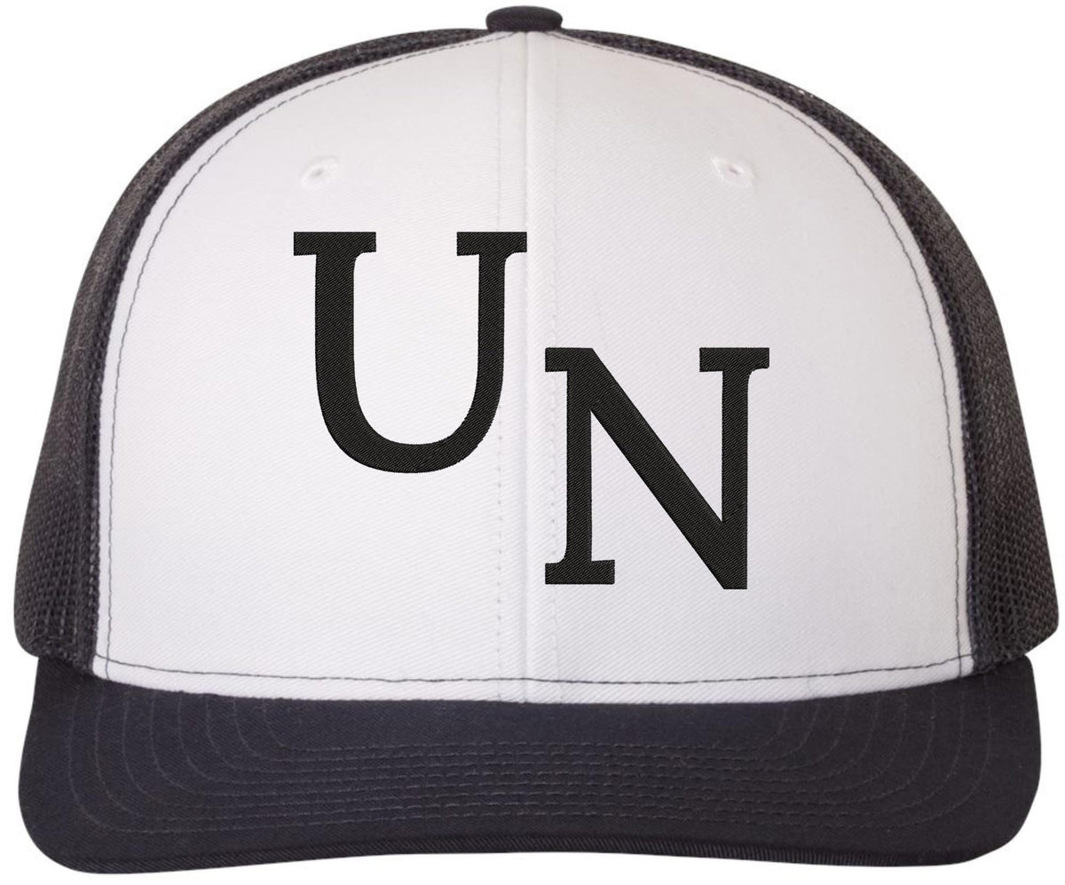 UN Embroidered Trucker Snapback Mesh Hat Adjustable Summer Baseball Cap
