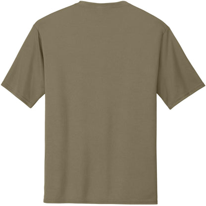 Solid Performance Military Tactical T-Shirts | 100% Polyester Moisture Wicking Crewneck Tee Shirts, 6-Pack