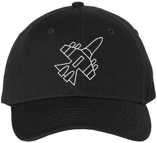 Jet Fighter Embroidered Baseball Cap Airplane Pilot Gift Dad Hat Aviation Aircraft