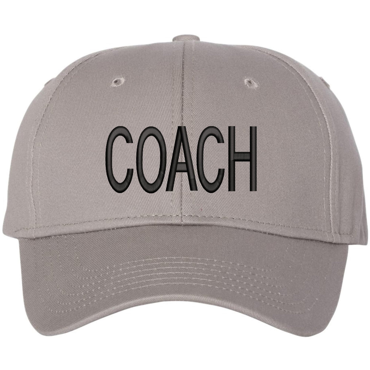 COACH Baseball Hat Embroidered Uniform Sports Cap for Head & Assistant, Adjustable for Men & Women Coaches