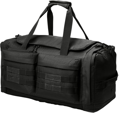 Tactical MOLLE Duffel Bag Heavy Duty Military Gym & Travel Bag, Multiple Compartments, Water-Resistant, Carry-On