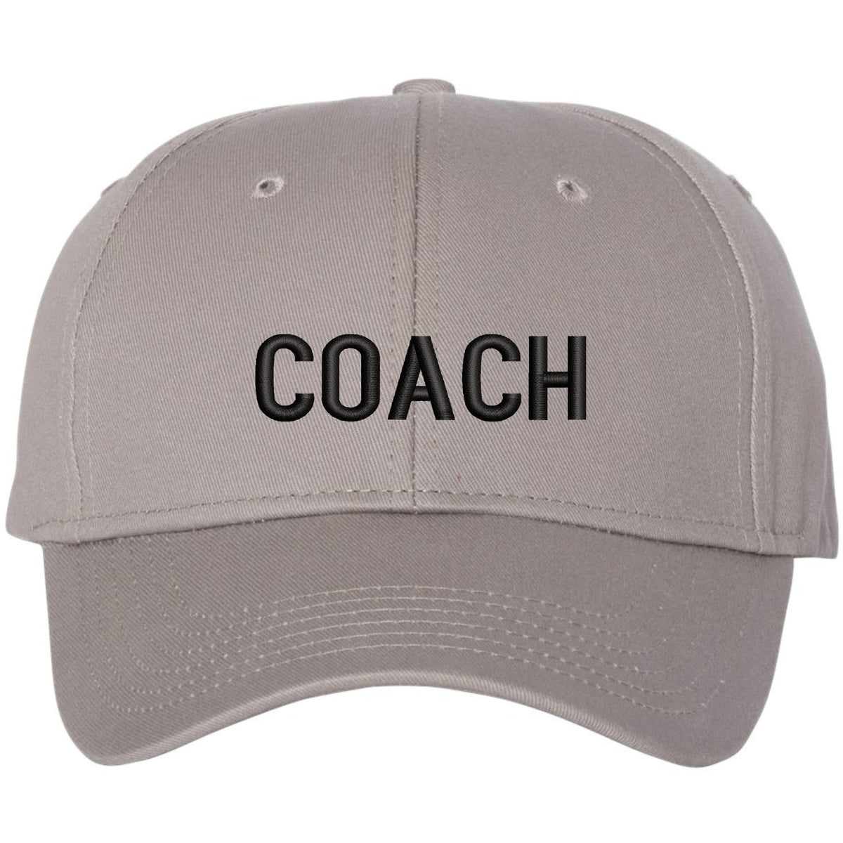 COACH Baseball Hat | Embroidered Coaches Uniform Head or Assistant Coach Sports Team Cap for Men & Women