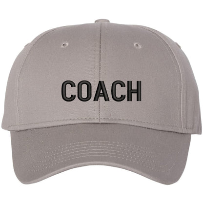 COACH Baseball Hat | Embroidered Coaches Uniform Head or Assistant Coach Sports Team Cap for Men & Women