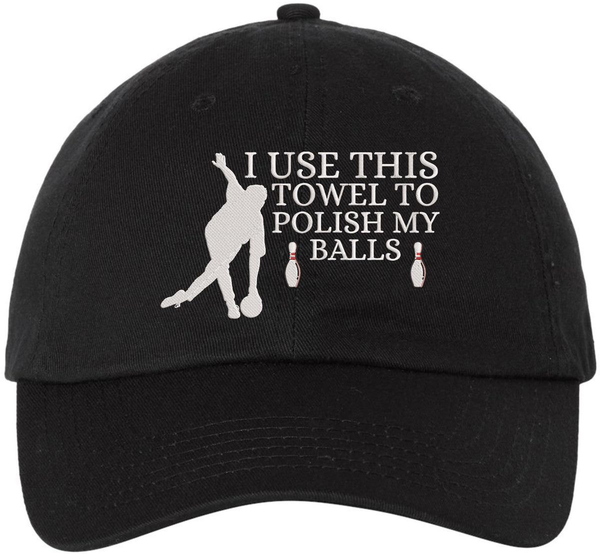 Funny Bowling Hats “Bowling With My Homies” Embroidered Dad Hat for Bowlers Baseball Cap