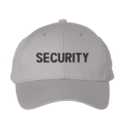 SECURITY Lightweight Twill Snapback Cap Structured Uniform Guard Agent Adjustable Hat