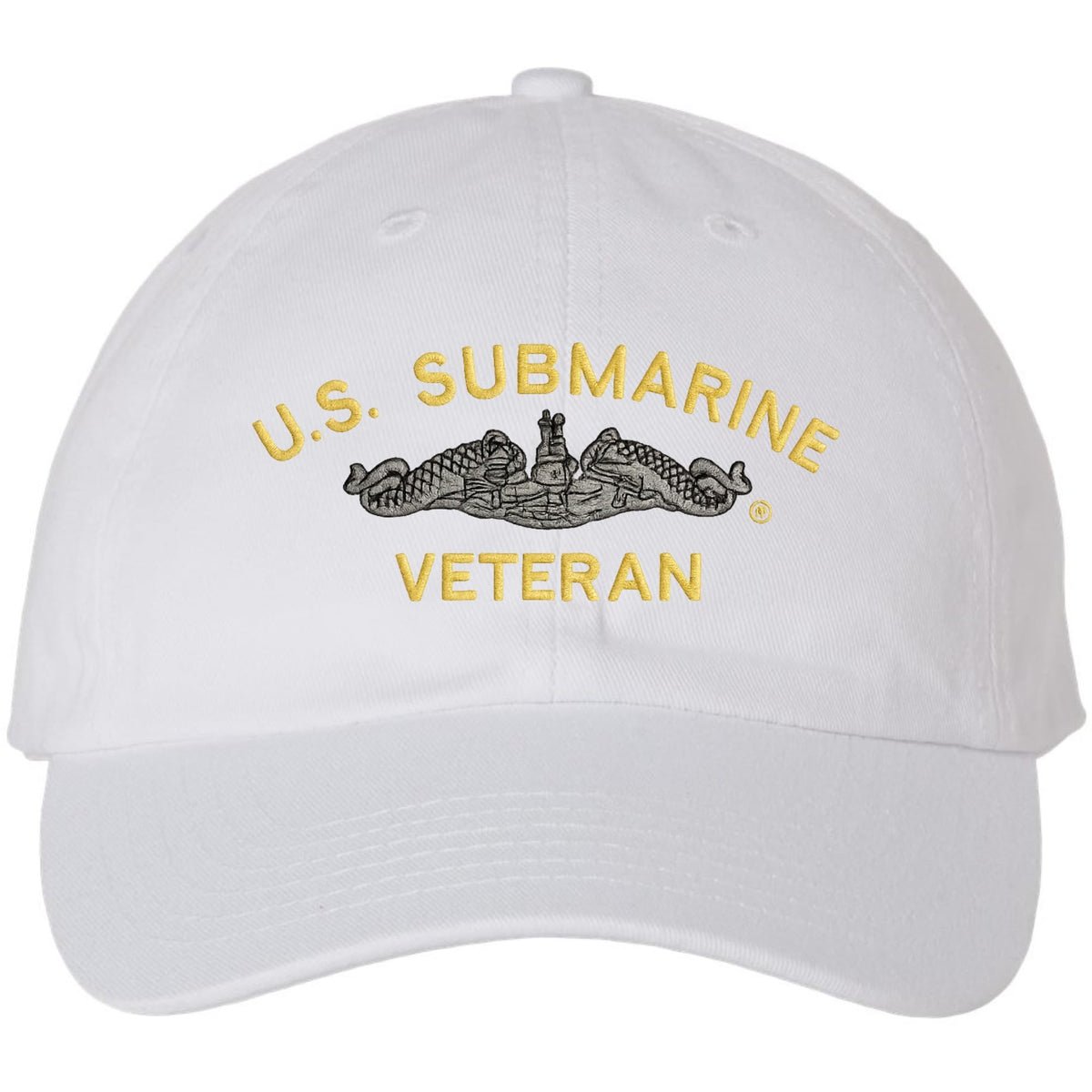 U.S. Submarine Veteran Embroidered Dad Hat | USA Military Navy patriotic Veteran Adjustable baseball Cap