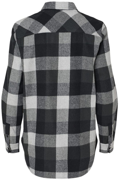 Women’s Boyfriend Oversized Flannel Shirt, Ultra Soft Modern Fit Bufflao Plaid Button Up Top