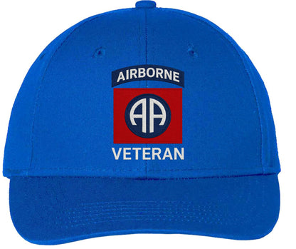 82nd Airborne U.S. Veteran Embroidered Baseball Cap | USA Army Military 100% Cotton Adjustable Unisex Dad Hat