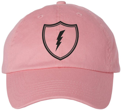 Shield Lightning Bolt Embroidered Baseball Cap USA Military Inspired Tactical Adjustable Dad Hat