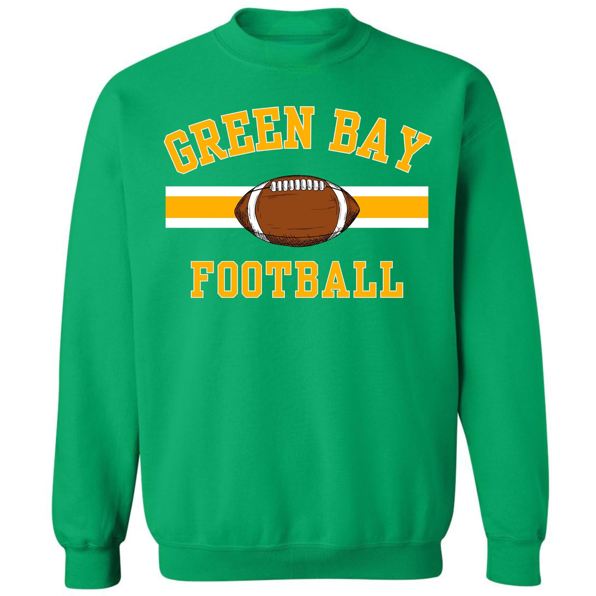 National Football US City League Teams Crewneck Sweatshirt | USA City Warm Sports Fan Gameday Pullover