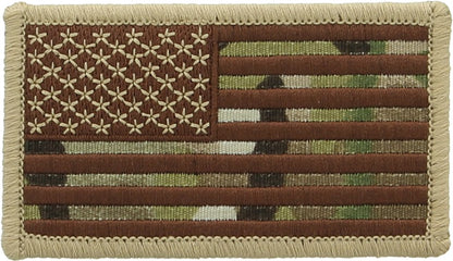 USA American Flag Patch Military Uniform Hook Loop US Flag Accessory Patch (Many colors to choose from!)