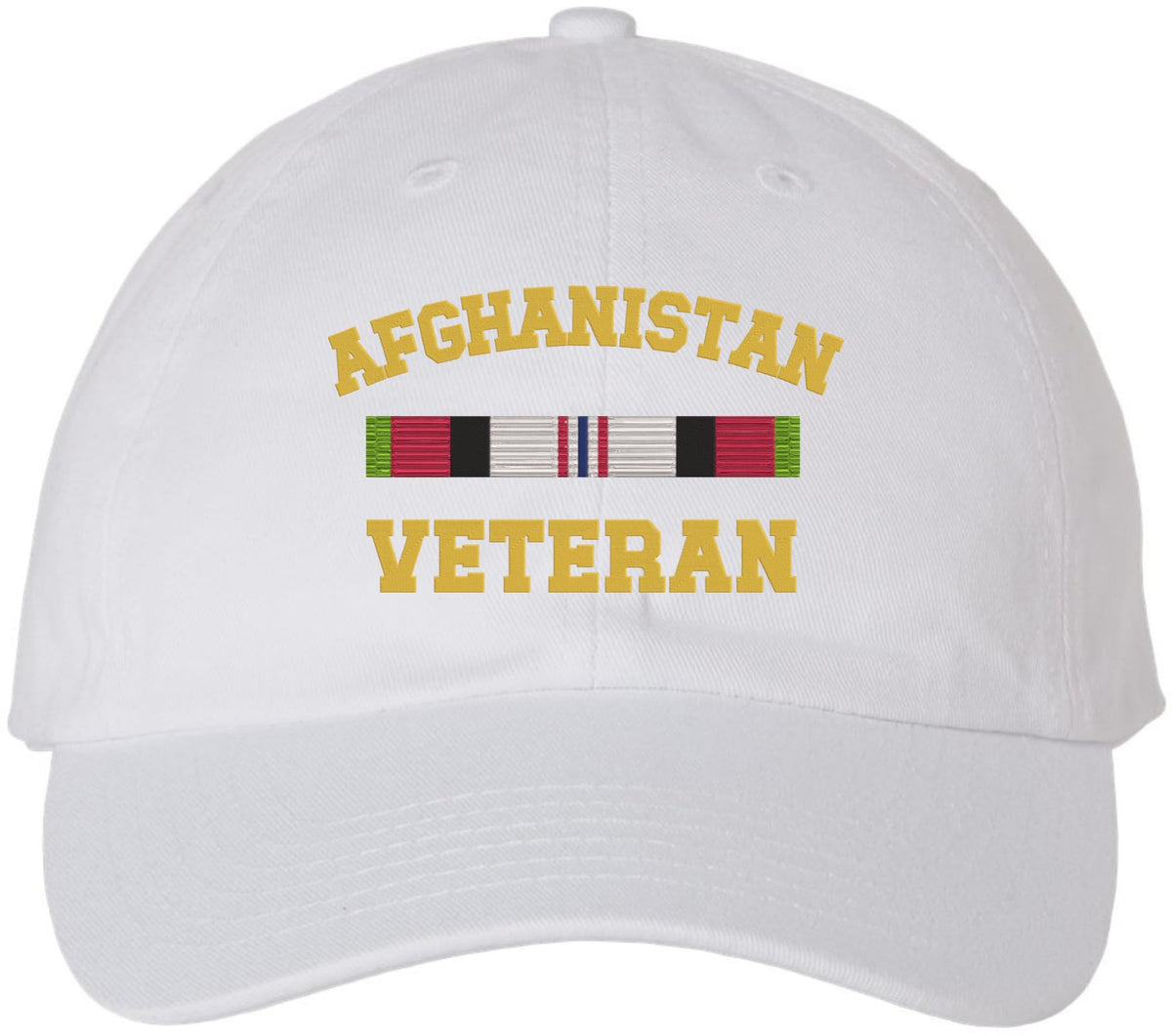 Afghanistan Veteran Embroidered Baseball Cap | USA Military Army Service Adjustable Tactical Dad Hat