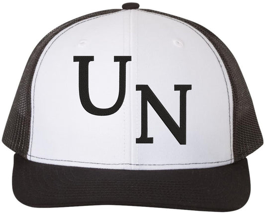 UN Embroidered Trucker Snapback Mesh Hat Adjustable Summer Baseball Cap
