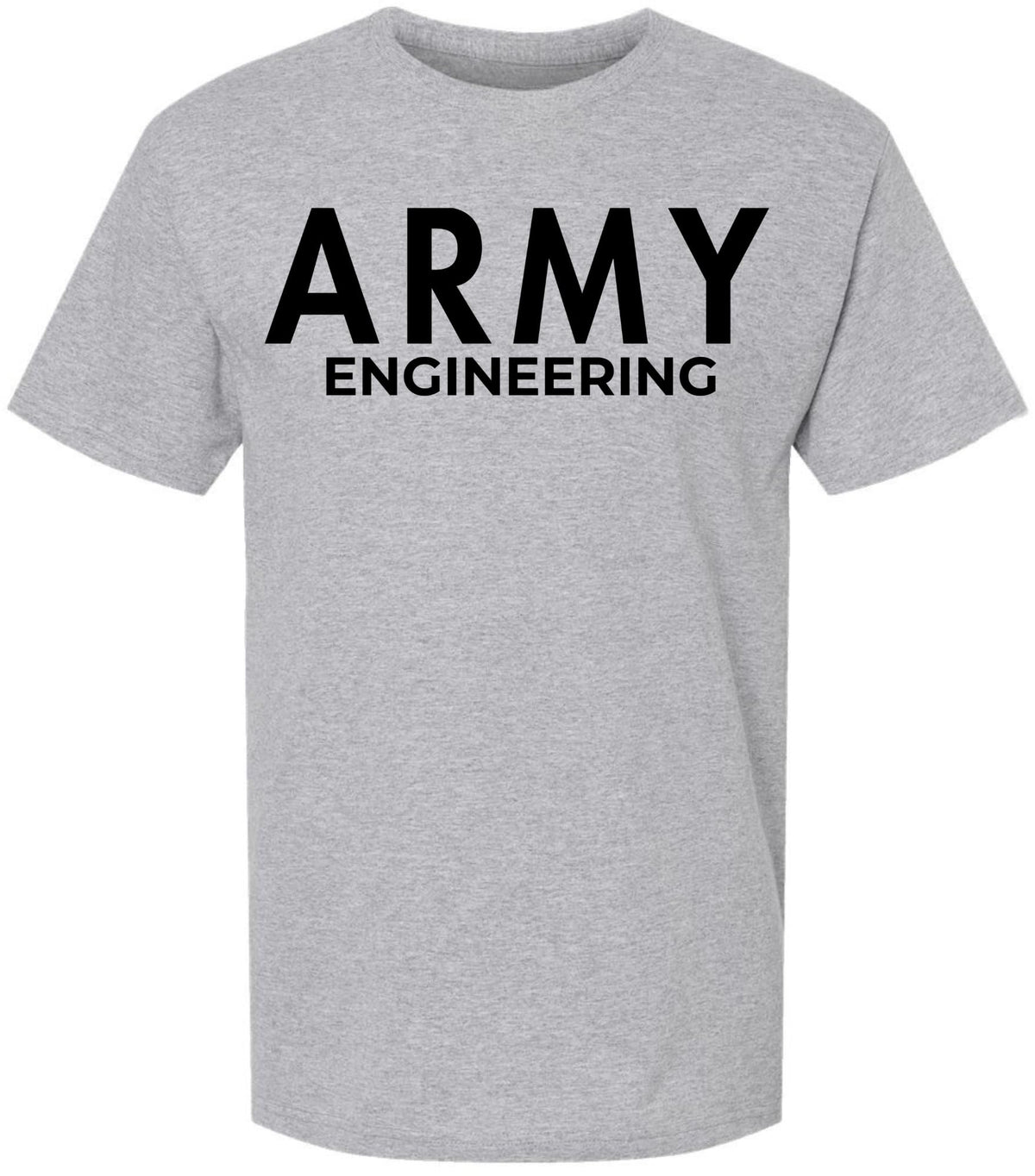 Army Engineering T-Shirt | US Engineer Corps Graphic Short Sleeve Tee | Army Corps of Engineers Crewneck Shirt