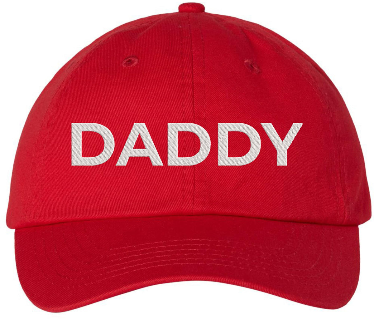 Daddy Embroidered Dad Hat | 100% Cotton Adjustable Baseball Cap | Casual Father's Day Hat for Dad