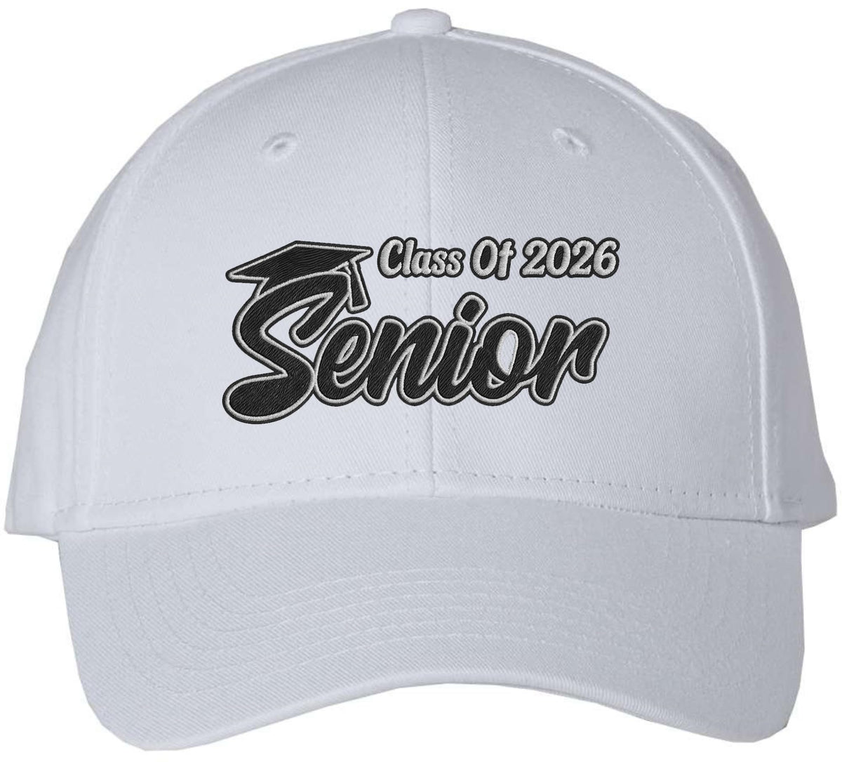 Senior 2026 Embroidered Baseball Cap | Class of 2025 Graduate Finish School Adjustable Hat