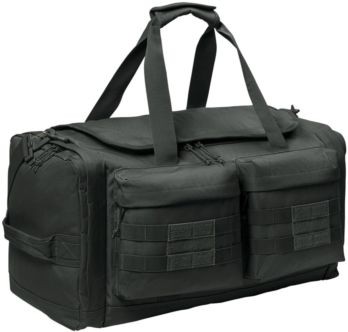 Tactical MOLLE Duffel Bag Heavy Duty Military Gym & Travel Bag, Multiple Compartments, Water-Resistant, Carry-On