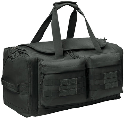 Tactical MOLLE Duffel Bag Heavy Duty Military Gym & Travel Bag, Multiple Compartments, Water-Resistant, Carry-On