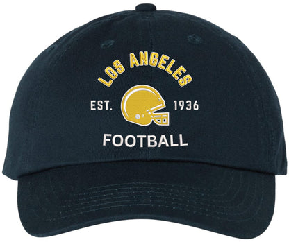 Football Team Dad Hat USA Embroidered Cotton Cap Adjustable Buckle National League Color Helmet Fan Hat