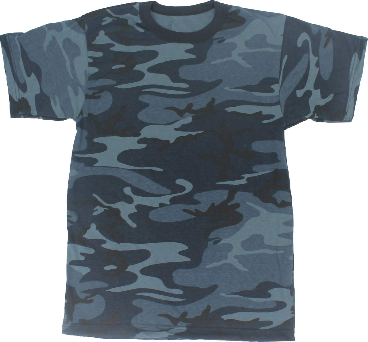 Tactical Camouflage T-Shirt Army Fashion Color Camo Military Crewneck Short Sleeve Top Tee Shirt