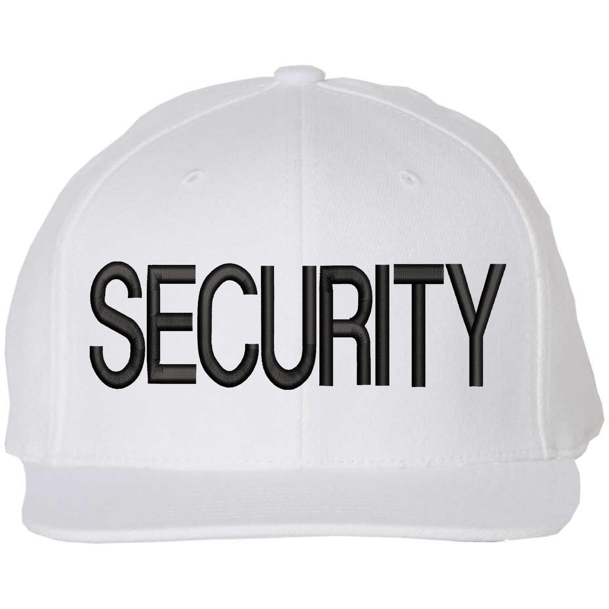 Premium SECURITY Snapback Hat | Large Embroidery Adjustable Flat Bill Cap for Security Officers & Guards
