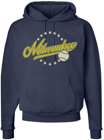 USA Baseball Team City Fan Hooded Sweatshirt | Classic Sports Fan Hoodie | Support Your Favorite City & Team