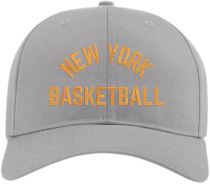 New York basketball Embroidered Baseball Cap | 100% Polycotton Snapback Sports Unisex Dad Hat