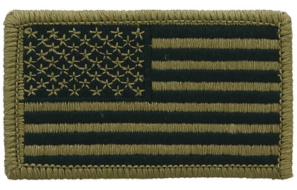 USA American Flag Patch Military Uniform Hook Loop US Flag Accessory Patch (Many colors to choose from!)