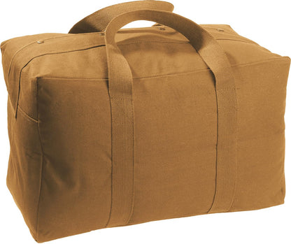 Tactical Parachute Cargo Bag Heavy Duty Canvas Carry Duffle Simple Solid Spacious Gear Bag