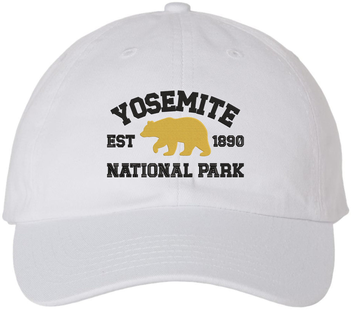 Yosmite National Park Est 1890 Embroidered Baseball Cap | Wild Life 100% Cotton Adjustable Unisex Hat