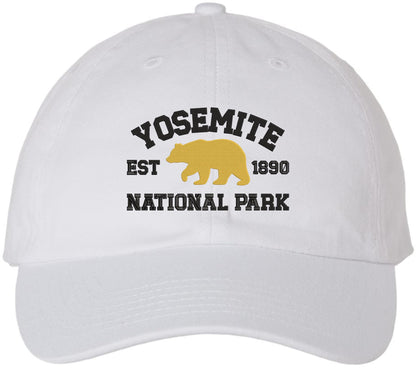 Yosmite National Park Est 1890 Embroidered Baseball Cap | Wild Life 100% Cotton Adjustable Unisex Hat