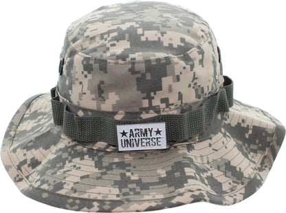 Tactical Boonie Hat Military Bucket Cap Camo Digital or Solid Wide Brim Sun Fishing Bush Booney Hunting Headwear