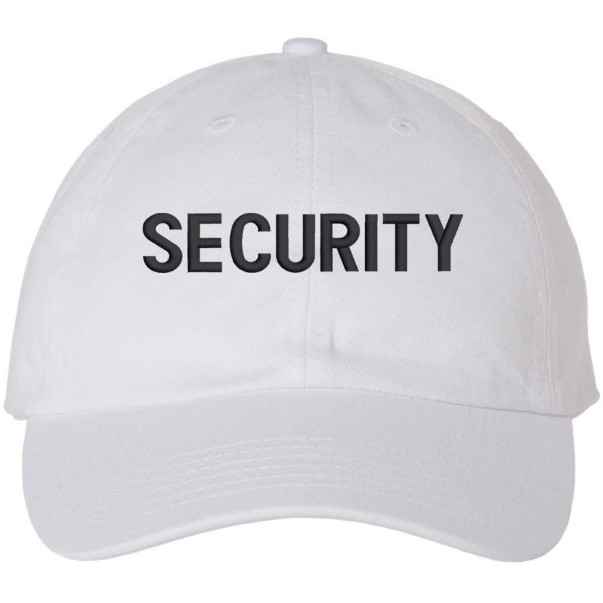 SECURITY Low Profile Baseball Dad Cap Unstructured Uniform Guard Officer Agent Adjustable Hat