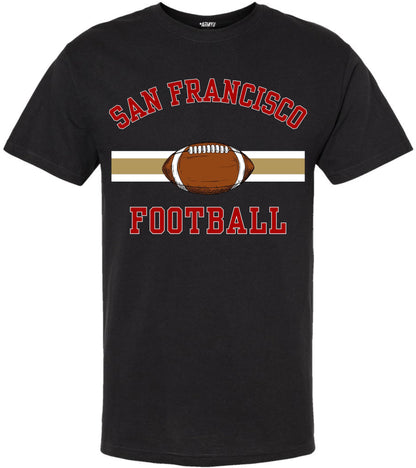National Football US City League Teams Short Sleeve T-Shirt | USA City Printed Sports Fan Gameday Watching Tee Shirt