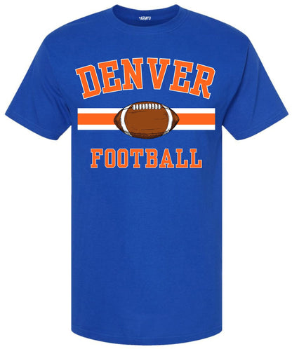 National Football US City League Teams Short Sleeve T-Shirt | USA City Printed Sports Fan Gameday Watching Tee Shirt